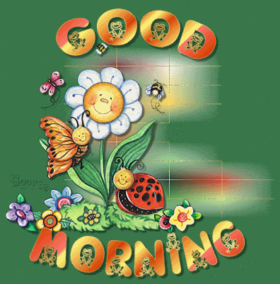 Good morning flower gifs image