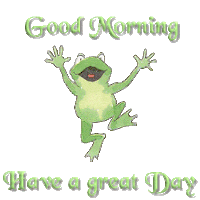 good morning frog gifs