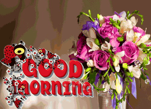 good morning rose gif images download