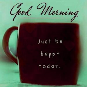 Good morning coffee cup