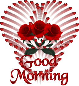Good Morning GIF Animation with Flower | Good Morning GIF