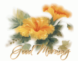 Good Morning GIF with Flower