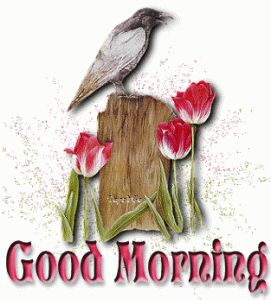 Good Morning GIF with Flowers