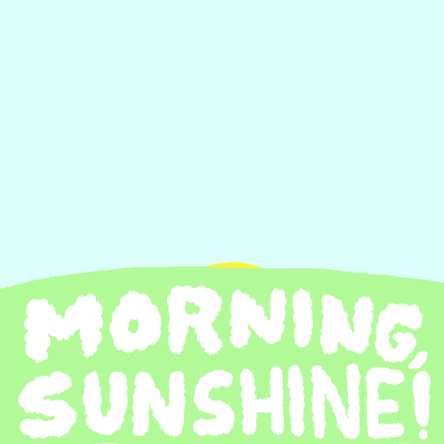 Good Morning GIF with Sunshine