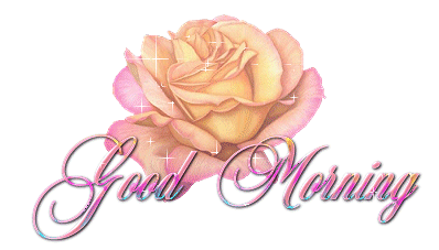Beautiful Good Morning Rose GIF