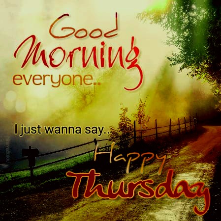 good morning thursday