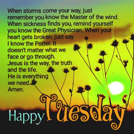 happy tuesday blessings