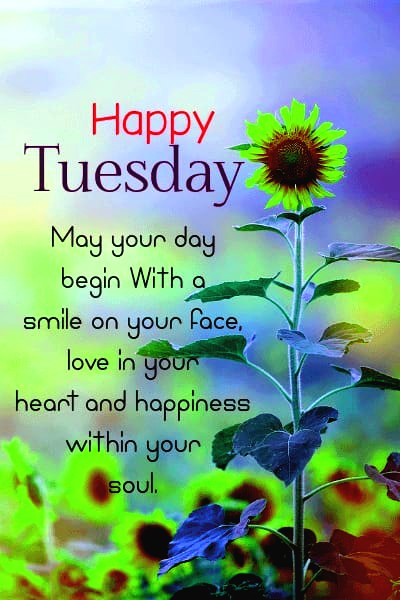 tuesday blessing for him