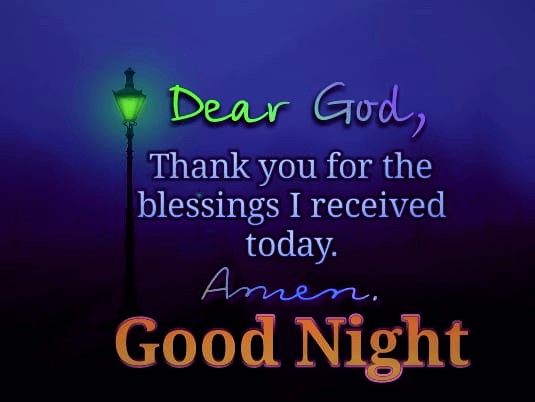 Good Night Prayer Images