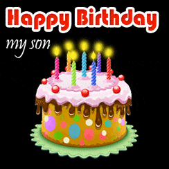 Happy Birthday my Son GIF