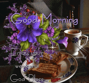 Good Morning Glitter GIF