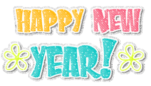 Animated Cute Happy New year gif