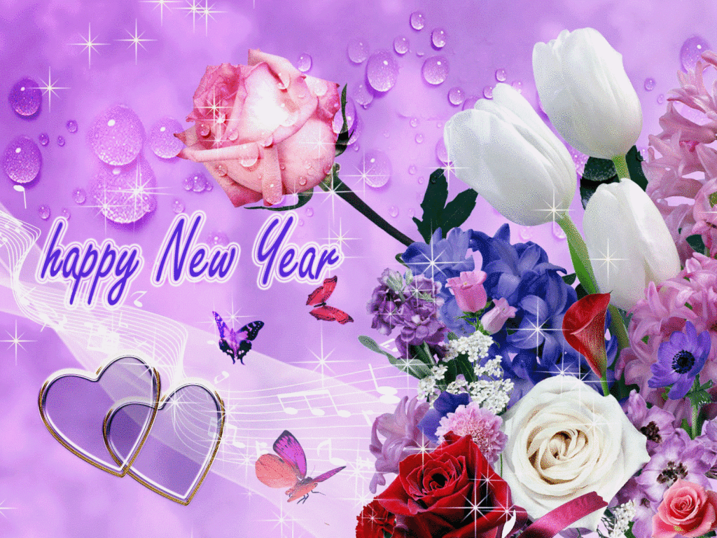 Cat Happy New year gif