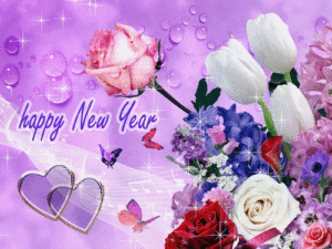Cat Happy New year gif
