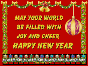 Charlie Brown Happy new year gif