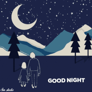 Good Night my Love gif kiss