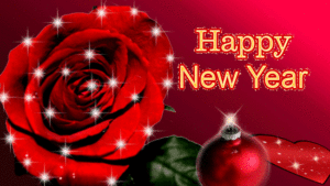 Happy Birthday and Happy New year gif