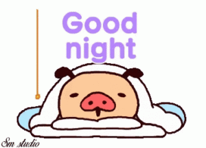 Hello Kitty Good Night GIF