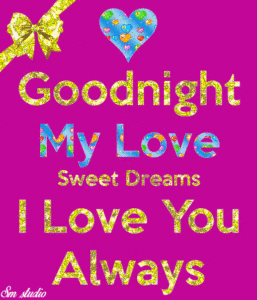 Glitter Good Night GIF